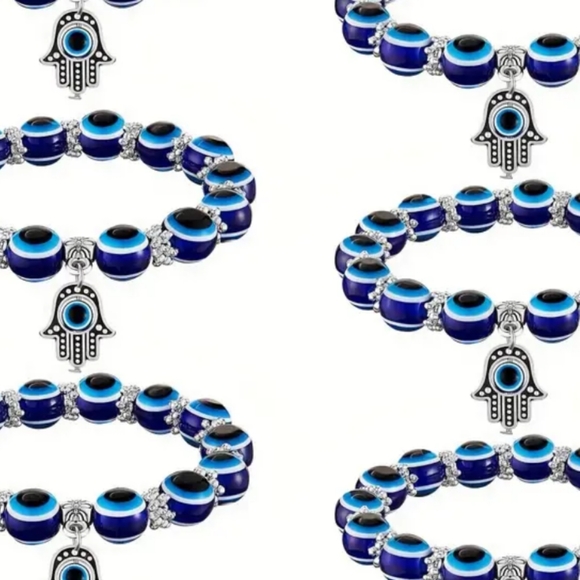 Evil Eye Hamsa Charm Bracelets - Picture 3 of 3